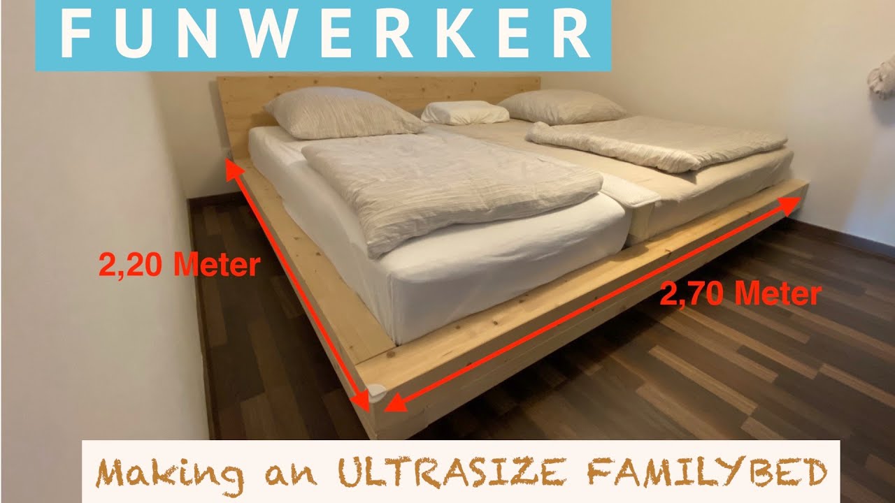 #diy  // ULTRASIZE FAMILYBED //#riesiges #Familienbett- #selbstgebaut  💥