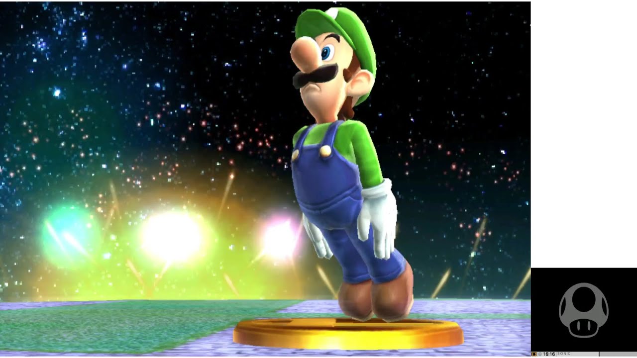 [TAS] Super Smash Bros. For Nintendo 3DS: Classic Mode - Luigi (Intensity 9.0, No Damage)