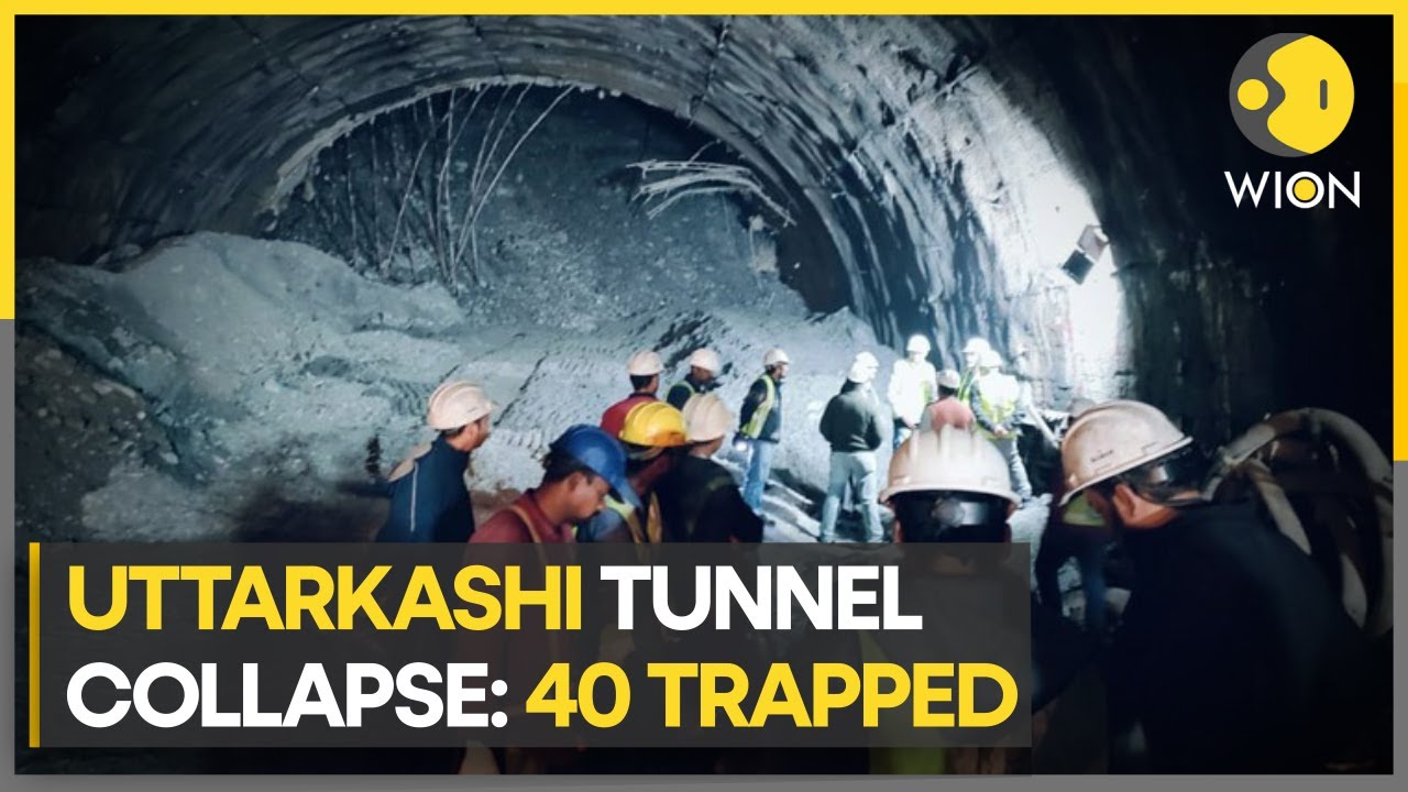 Uttarkashi tunnel collapse: 40 labourers still trapped in as under-construction tunnel collapses
