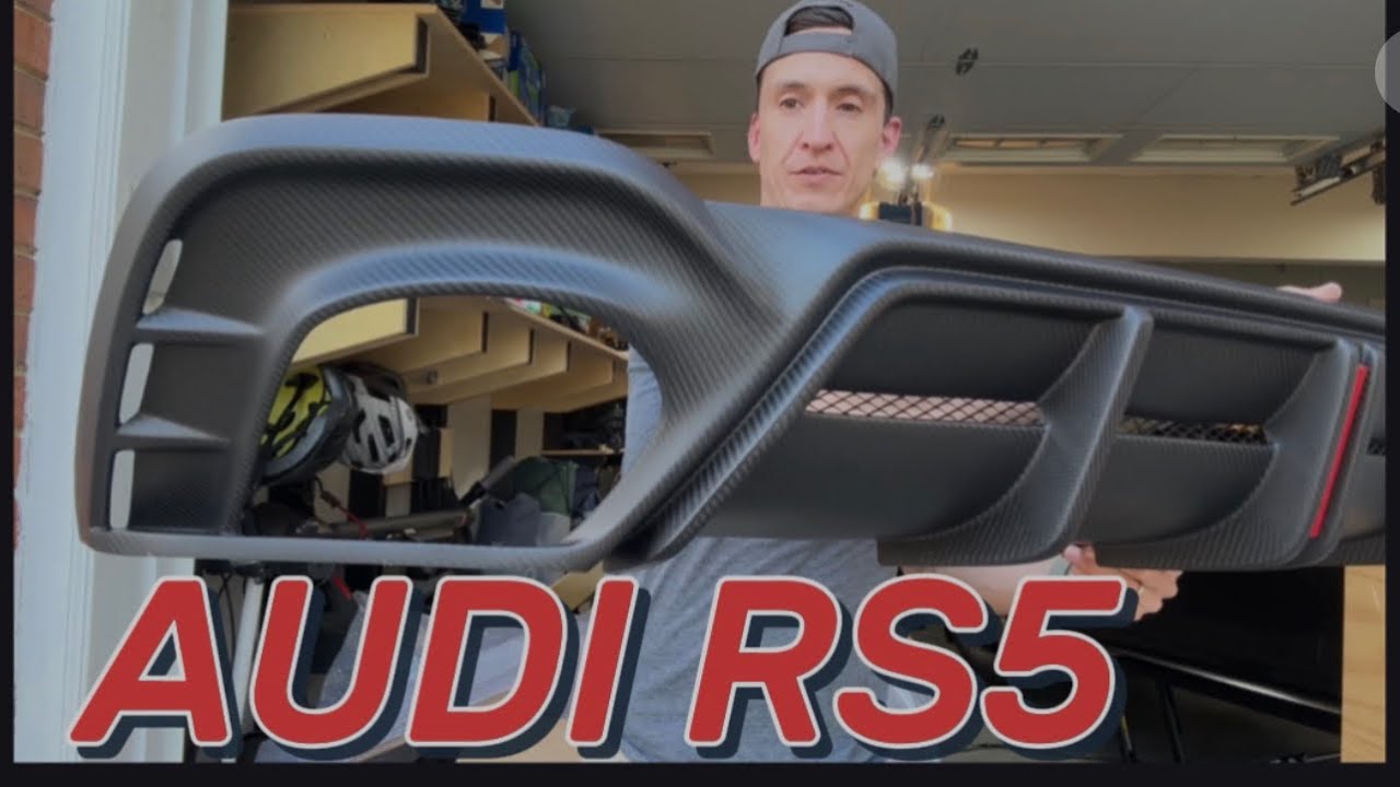 Audi B9.5 RS5 Rear Bumper Removal and Rear Diffuser Installation 