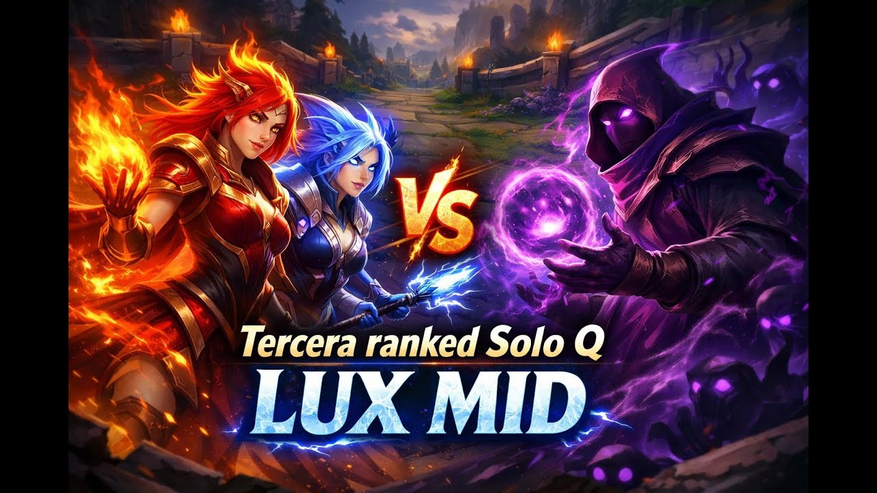 Tercera ranked en league of legends | LUX MID Gameplay 2026 #leagueoflegends #ranked #gameplay #lux