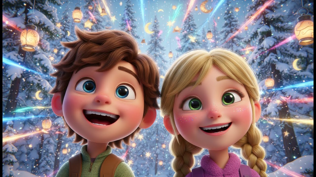 Dozi & Mary 🌈 Colorful Forest New Year Adventure | Fun Kids Winter Festival