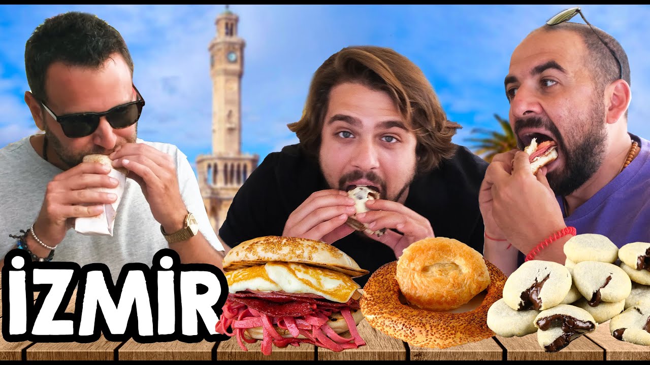 Oha Diyorum İzmir’de / MEŞHUR Sokak Lezzetleri - Simit Değil Gevrek! #ohadiyorumgeziyor