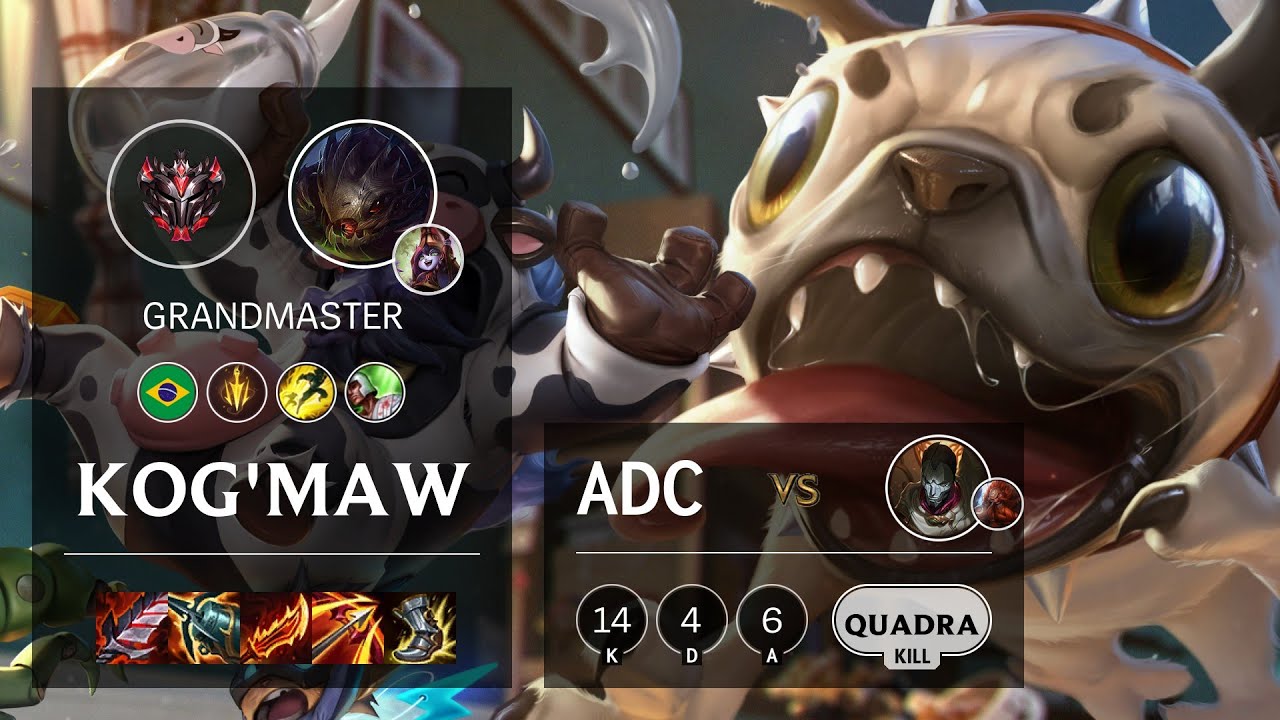 Kog'Maw ADC vs Jhin - BR Grandmaster Patch 10.25b