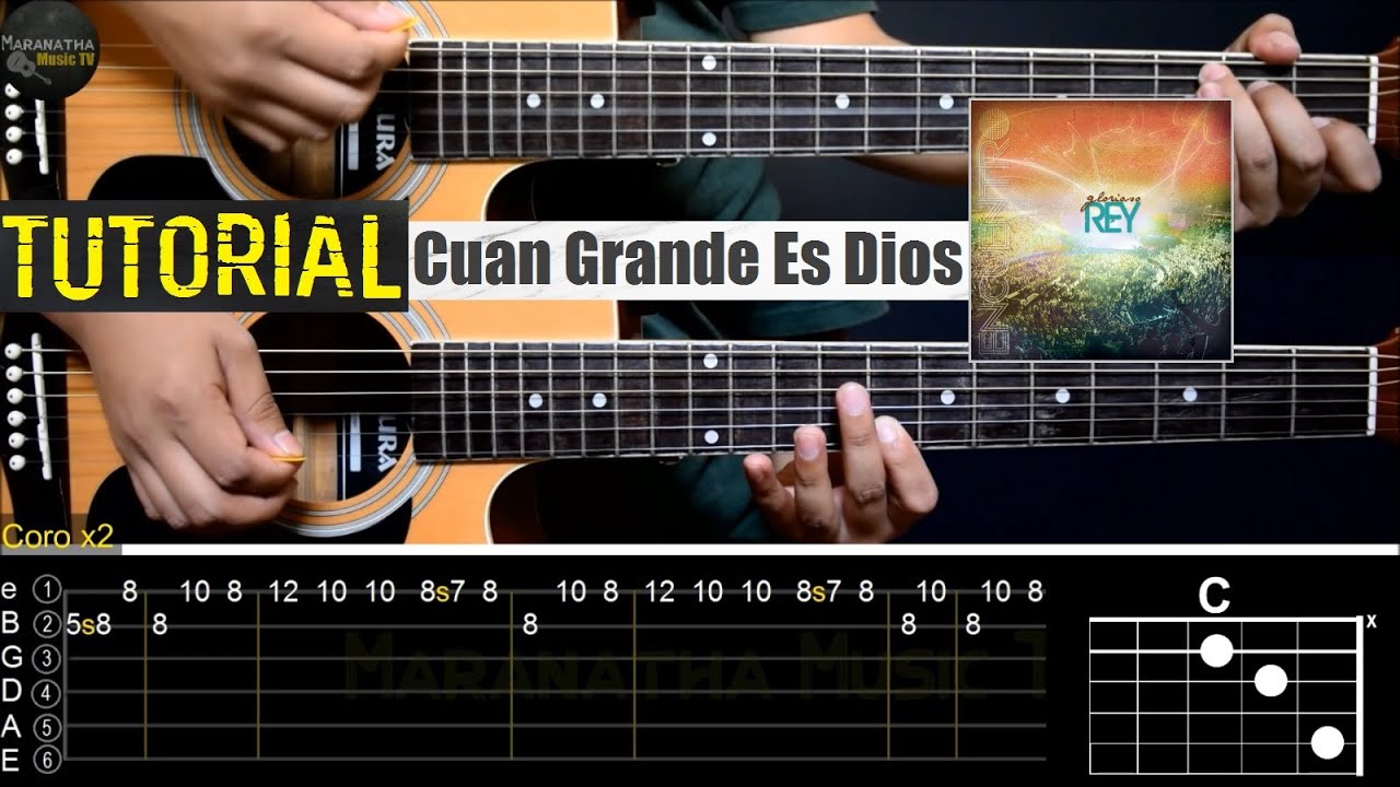 Cuan Grande Es Dios (How Great Is Our God) || Instrumental a 2 Guitarras | TAB | ACORDES