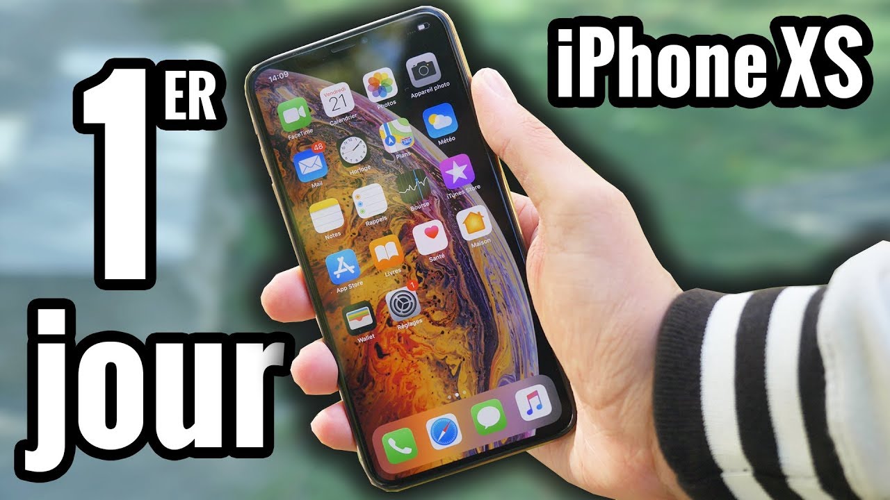 1er Jour avec un iPhone XS !
