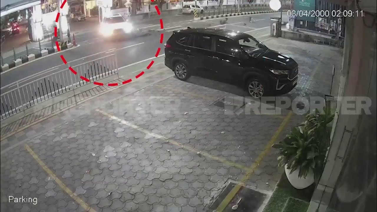 ബൈക്ക് എത്തിയത് അമിതവേഗതയിൽ, ഇടിച്ച ശേഷം മണിയൻപിള്ളയുടെ വാഹനം നിർത്താതെ പോയി; ദൃശ്യങ്ങൾ പുറത്ത്