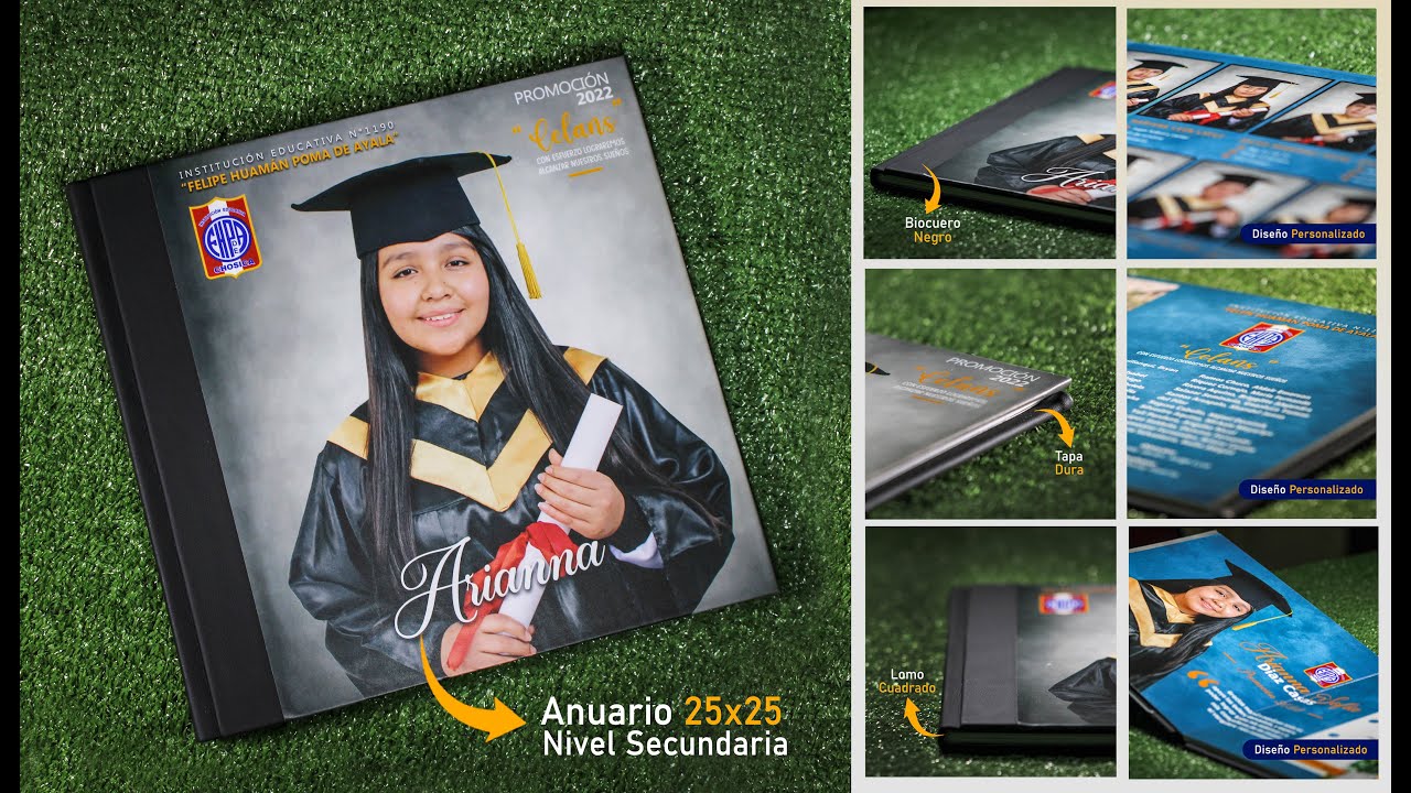 🎓 Anuario Secundaria  - Modelo Exclusivo