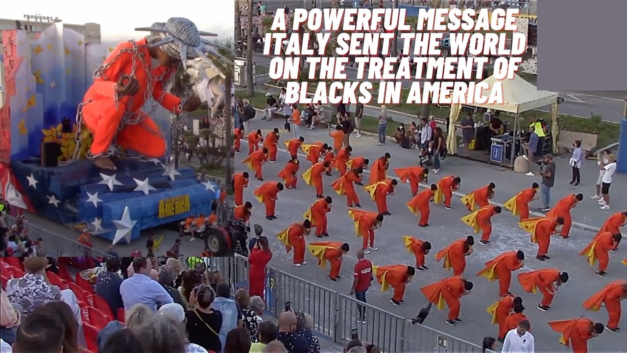 Italy prayed for African Americans and built a Statue of Liberty depicting the struggles in America