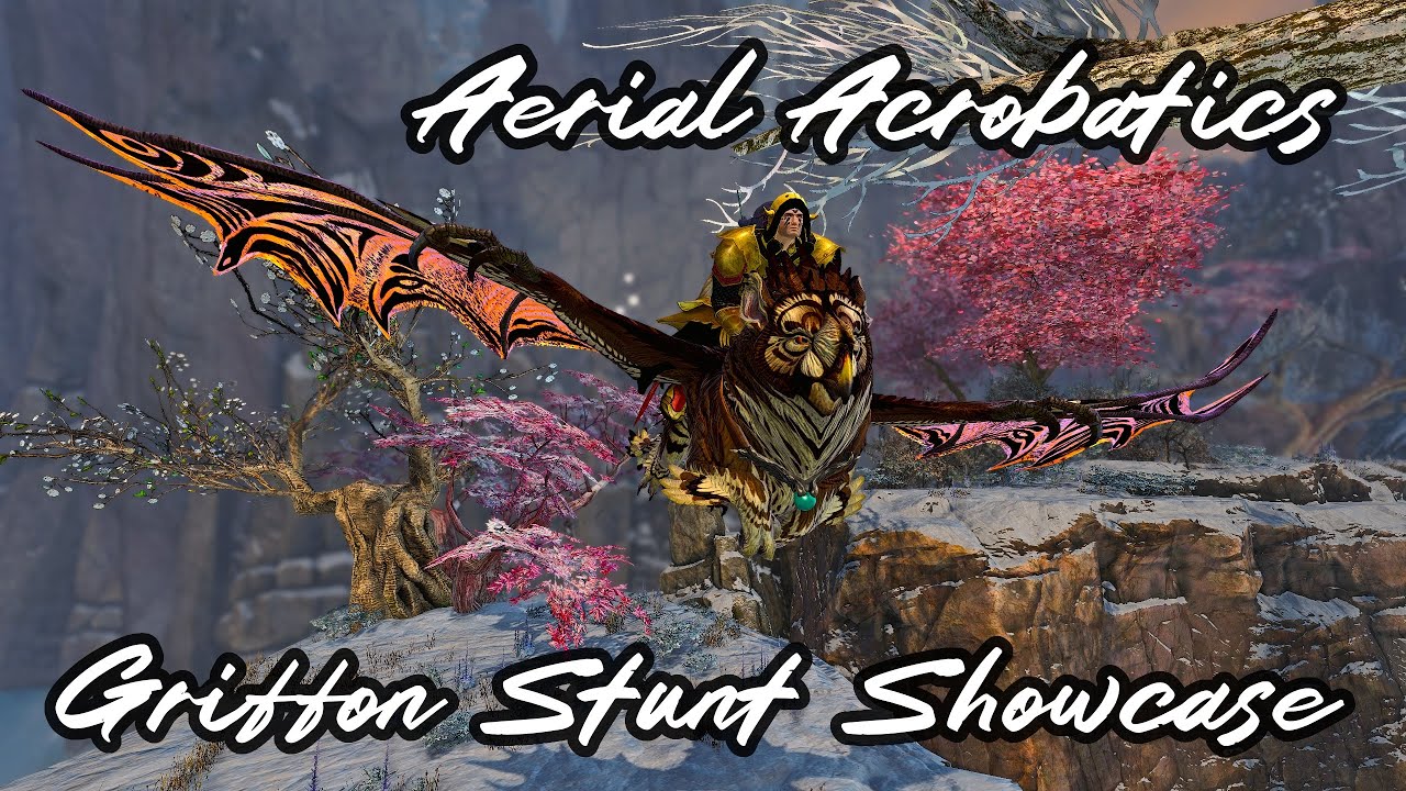 Aerial Acrobatics | Griffon Stunt Showcase | Guild Wars 2