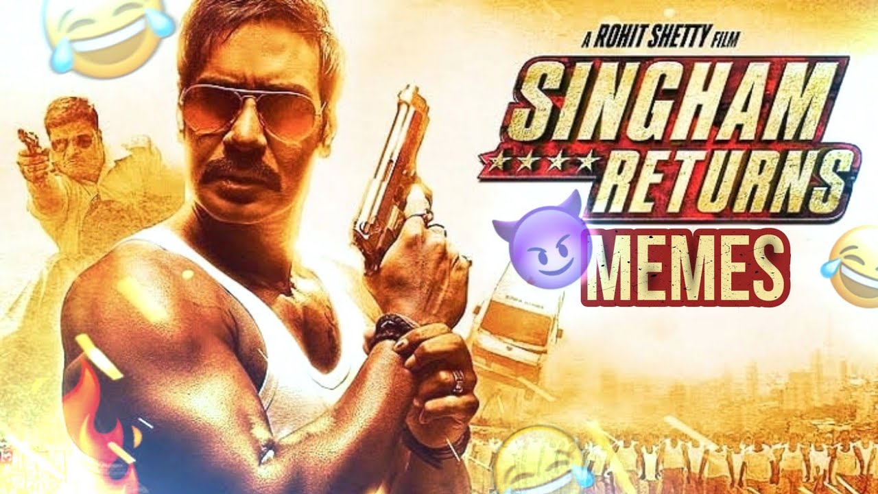 SINGHAM RETURN MEMES 😂 | MEEMSWAALE