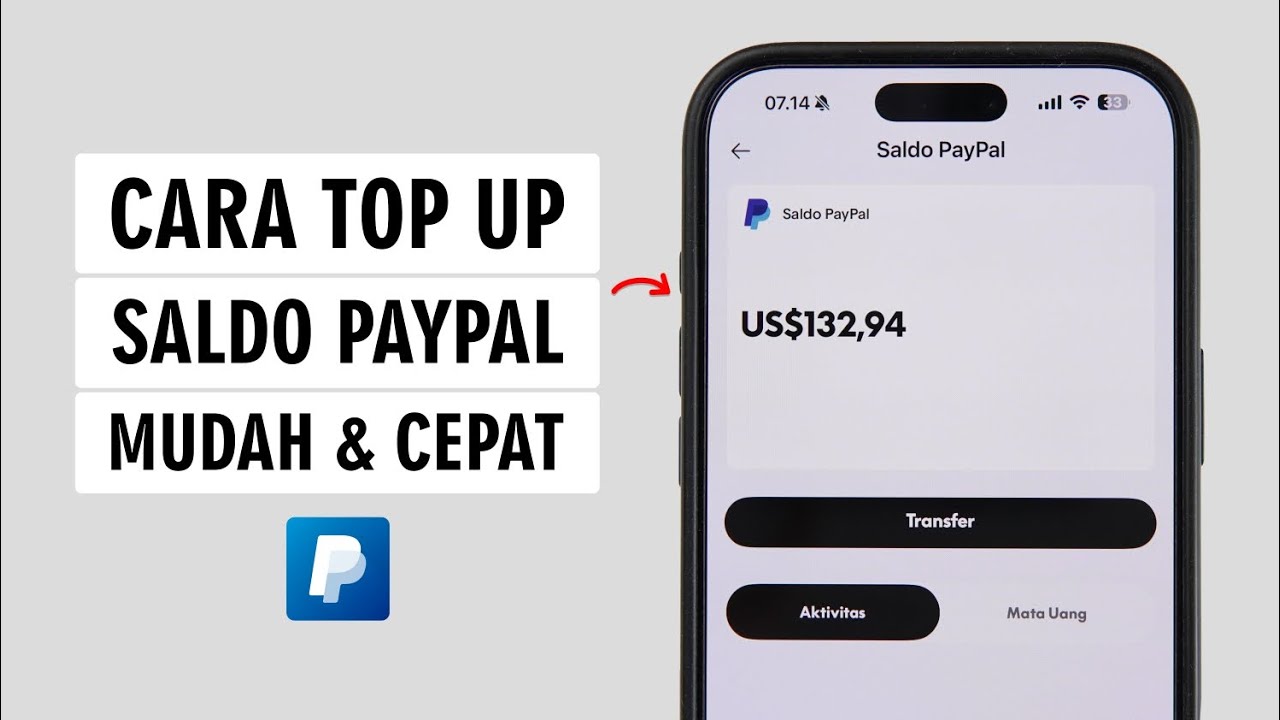 Cara Isi Saldo PayPal Lewat Transfer Bank & E-Wallet