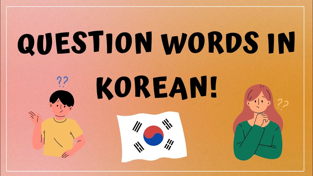 Question Words in Korean (with sample sentences!!!) 🇰🇷