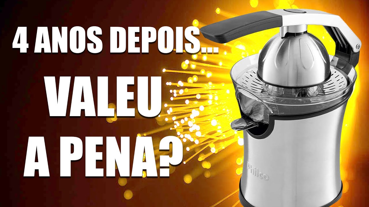 Review de 4 Anos de Uso do Espremedor de Frutas Inox Philco Design PEF200