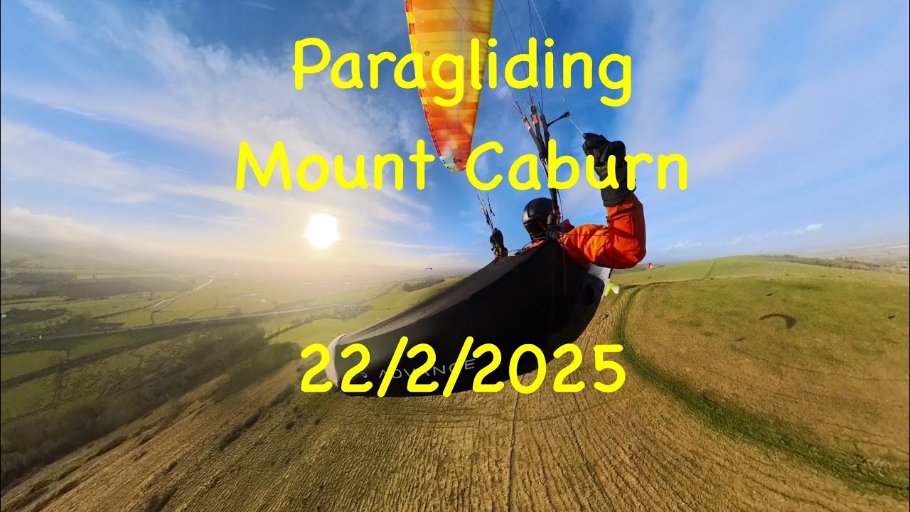 Paragliding Mount Caburn 22/2/2025 #bgd #insta360