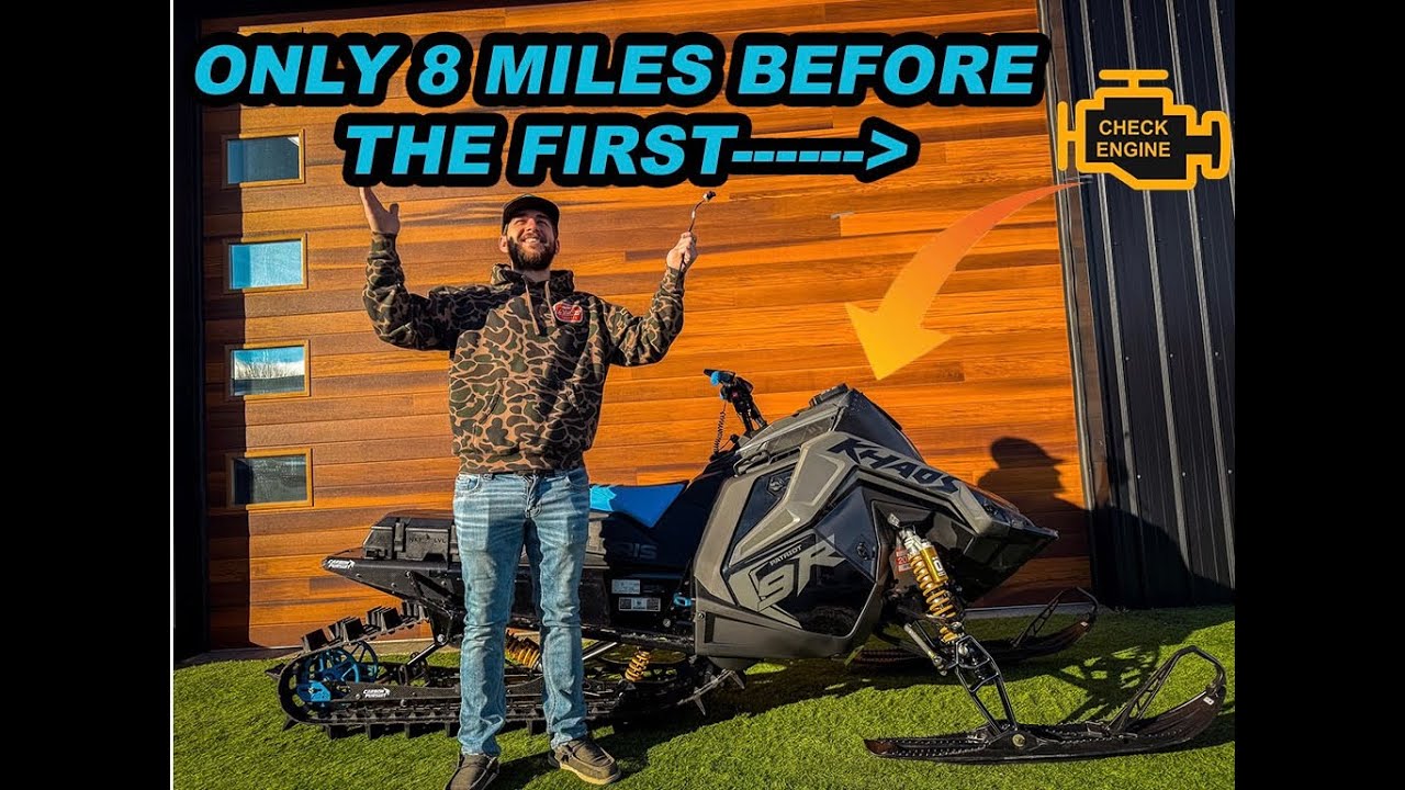 WE TOOK 2 NEW POLARIS TO THE MTN!! 9R  had a check engine light within 8 miles???