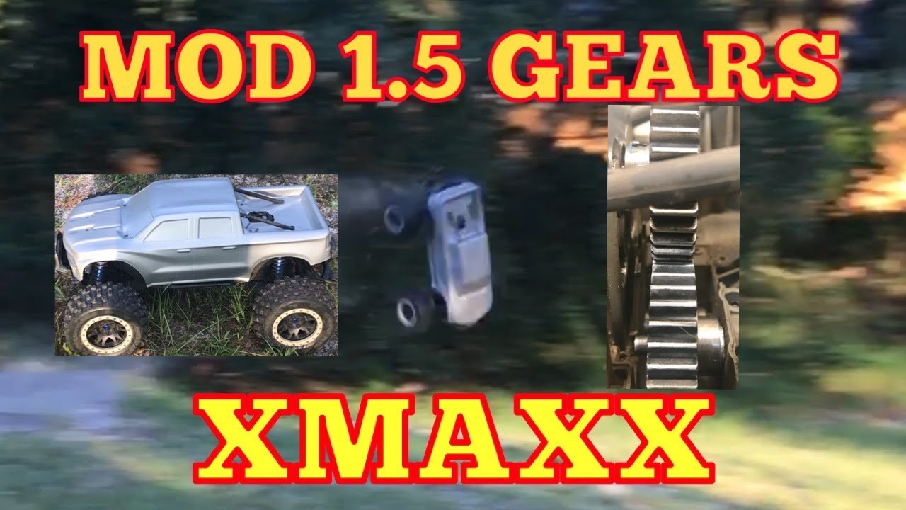 Xmaxx 1.5 mod gears install and quick test