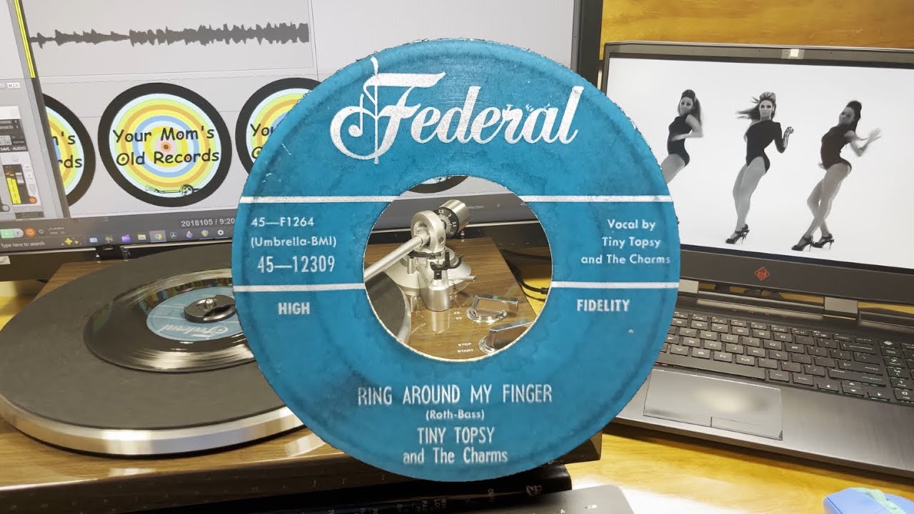 Tiny Topsy And The Charms - Ring Around My Finger / Come On, Come On, Come On - 1957