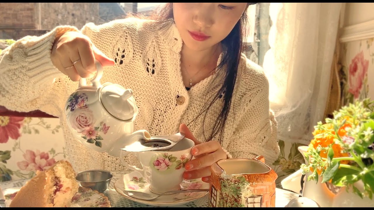 영국여행🏴󠁧󠁢󠁳󠁣󠁴󠁿Ep.7Would you like a cup of tea? 영국의 예쁜 티룸에서 보낸 시간. 스콘❤️빅토리아스펀지{나의 작은 행복}