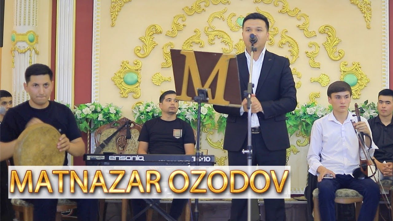 Matnazar Ozodov To'yda jonli ijroda xizmatda
