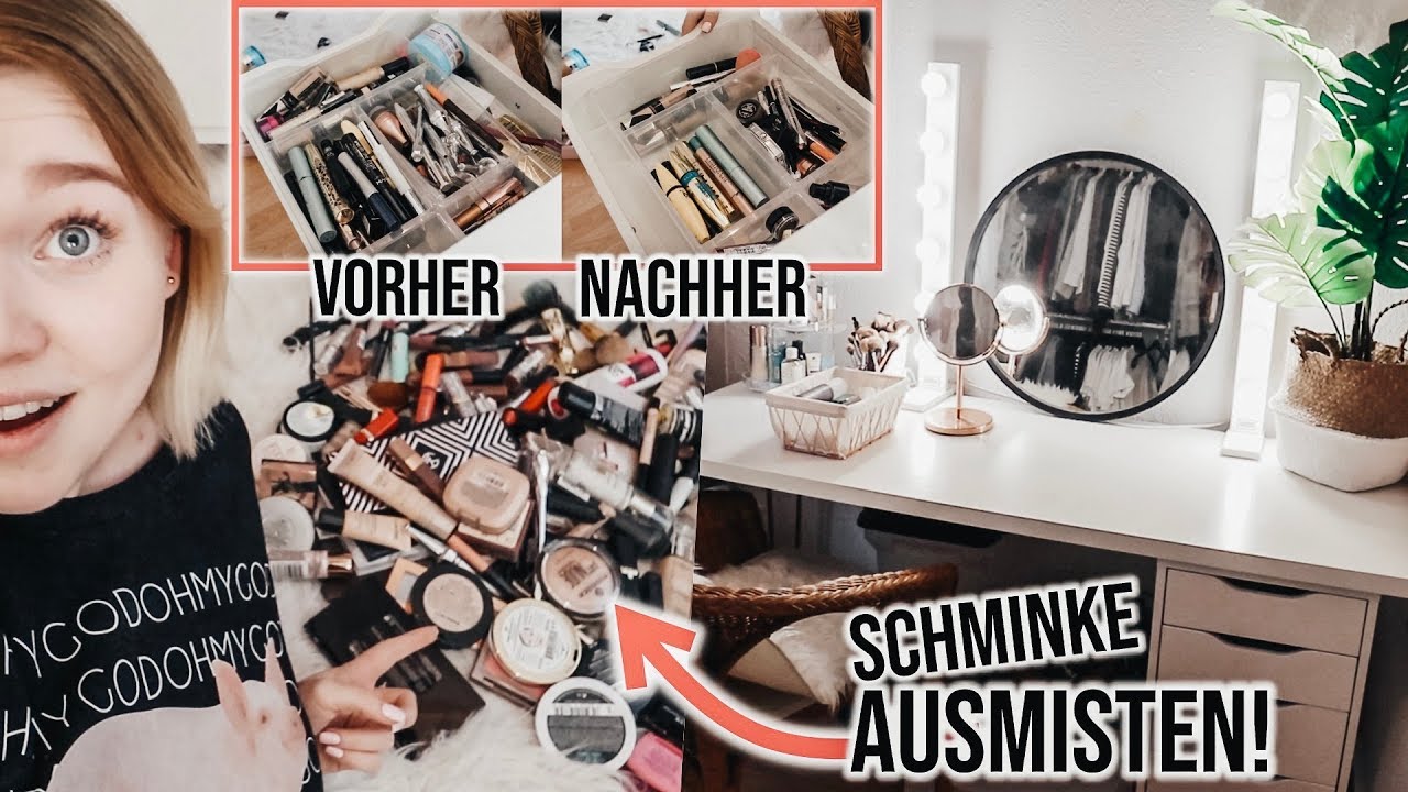 Schminksammlung AUSMISTEN und sortieren! XXL Aussortieren I mit Glossybox I Meggyxoxo