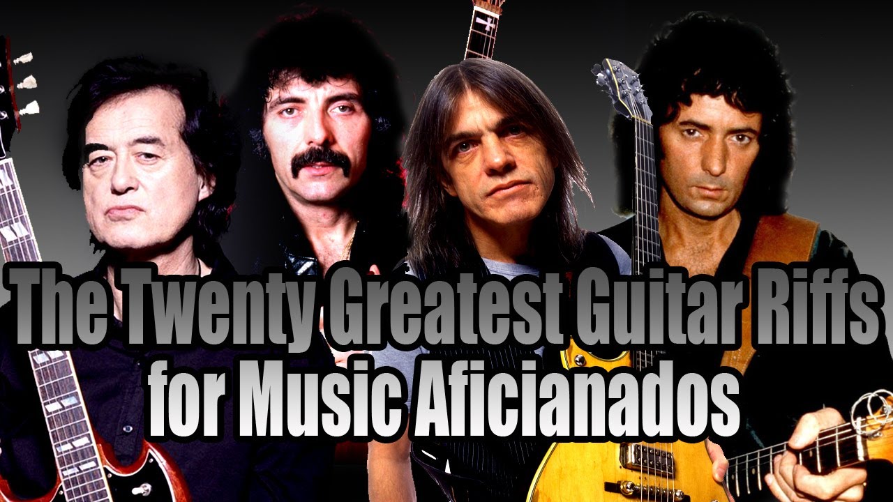 The Twenty Greatest Guitar Riffs for Music Aficianados | RANKED