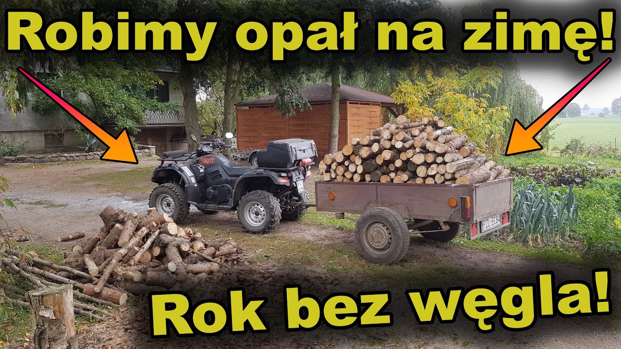 Nie kupujemy w tym roku węgla! | Cała zima na drewnie! | Robimy opał na zimę 2022 | Quad + Przyczepa