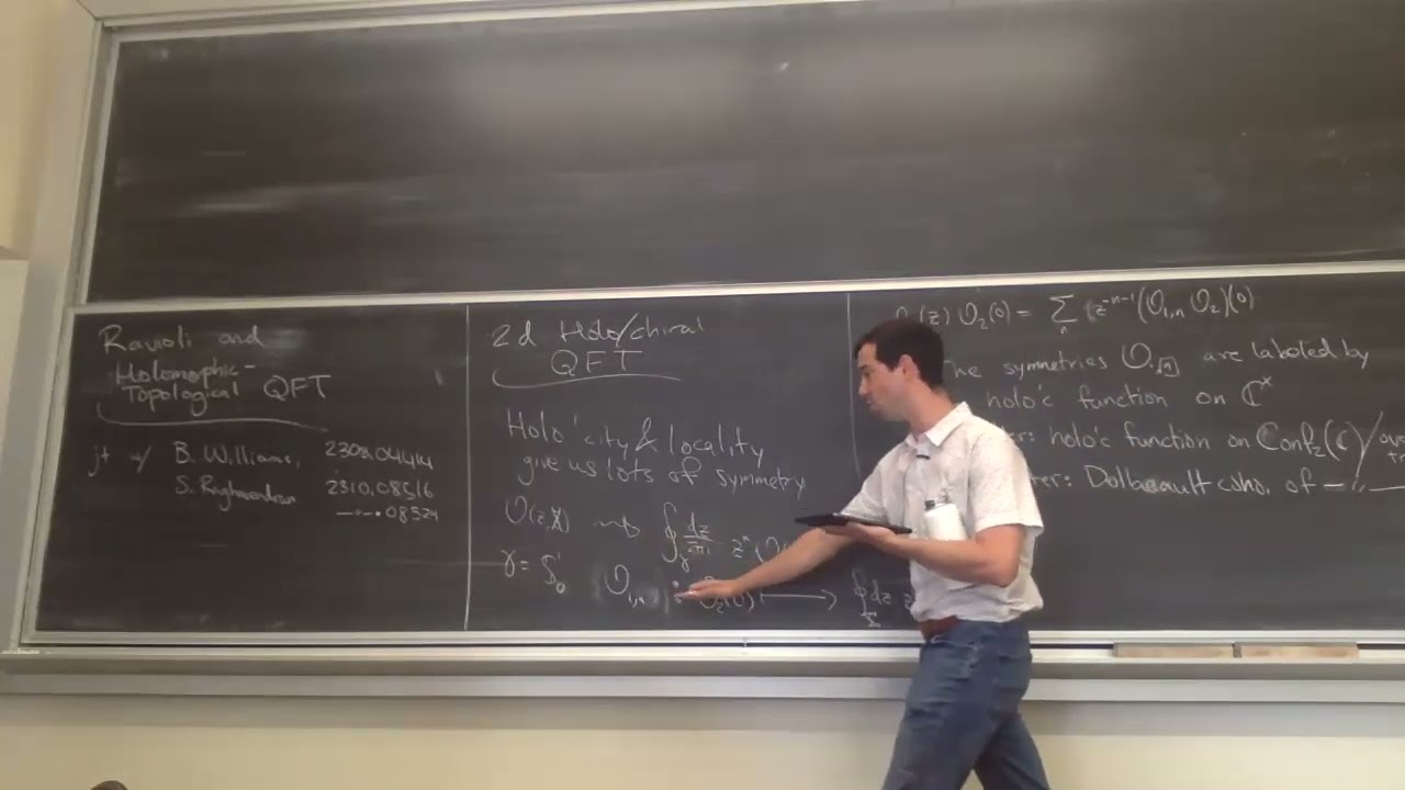 Niklas Garner. Ravioli and Holomorphic-Topological QFT