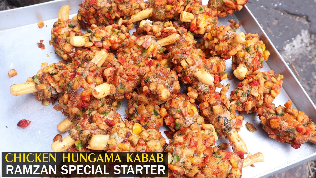 Mohammed Ali Road Ka Sabse Favorite Starter Chicken Hungama Kabab ka Making by Rajdhani Caterers