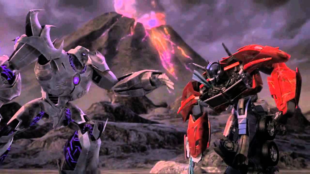 TFP Optimus/Megatron - World on Fire