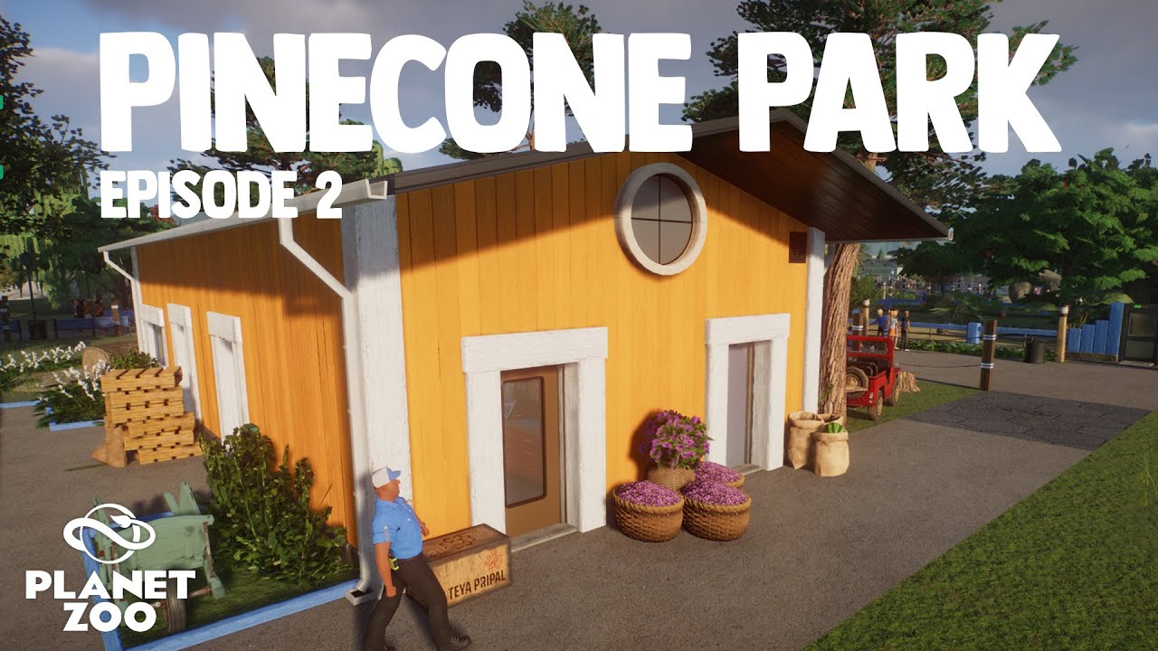 Pinecone Park - Episode 2 - Staff Facilities // Planet Zoo Speedbuild