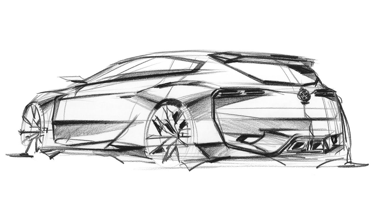 Car Design Sketch (How to sketch a car)