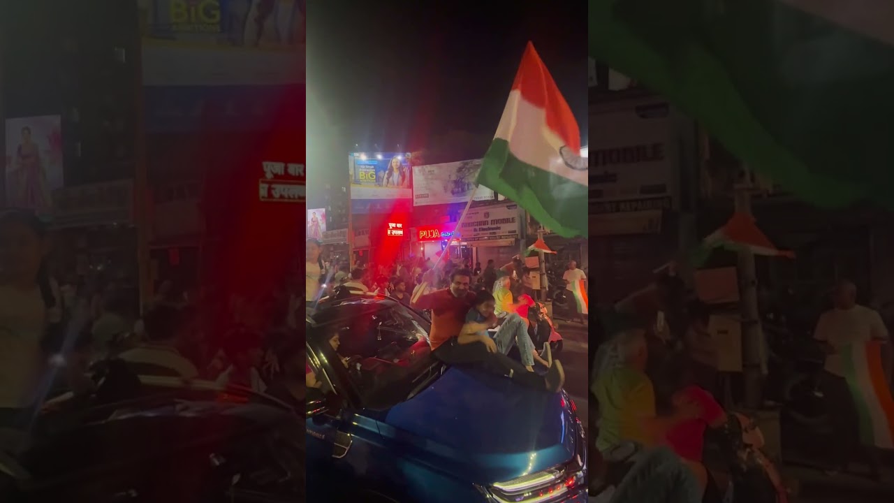 T20 World Cup 2026 !! Midnight celebration at FC Road Pune !