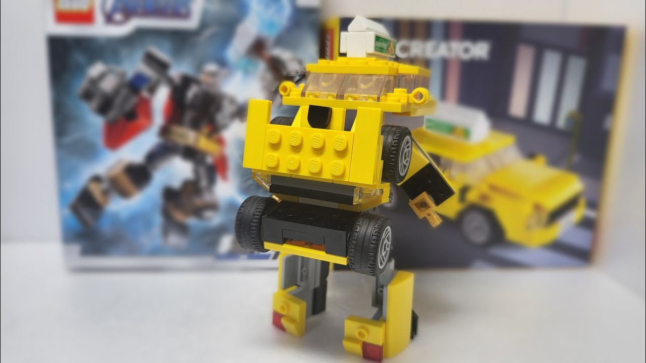 LEGO Taxi Transformer (LEGO 40468 x 76169) | cheap brick