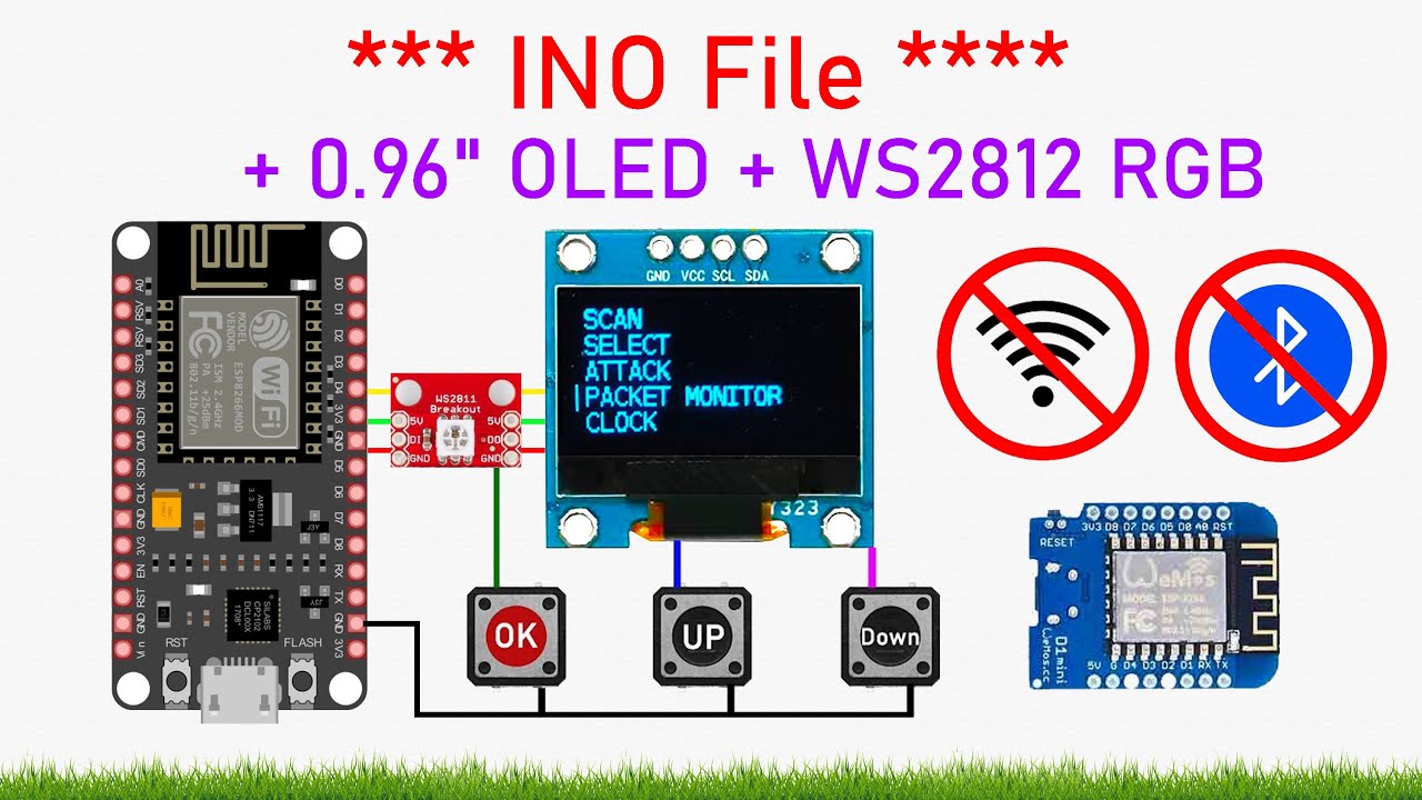 Create D.eauther with WeMos D1 Mini & ESP8266 0.96