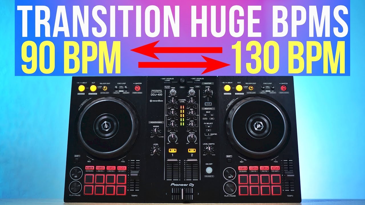 How to use SYNC to transition HUGE BPM Differences