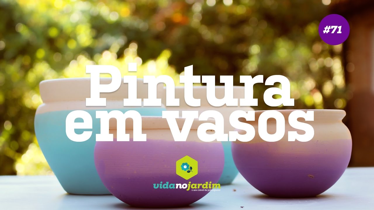 Pintura degradê em vasos #71 - Dicas rápidas