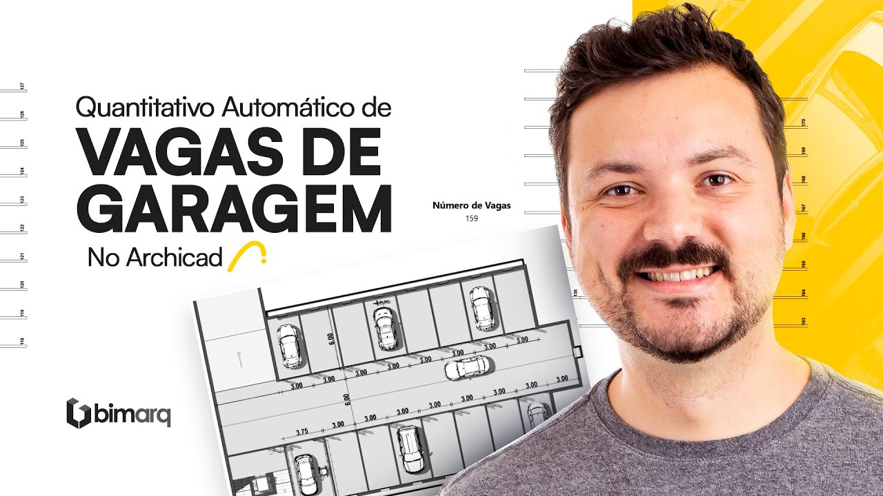 Como inserir número total de vagas de garagem no Archicad | Quantitativos