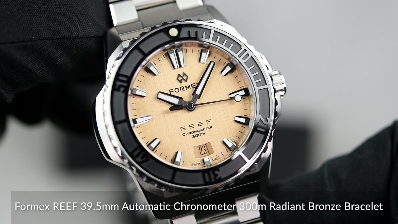 Formex REEF 39.5mm Automatic Chronometer 300m Radiant Bronze Bracelet
