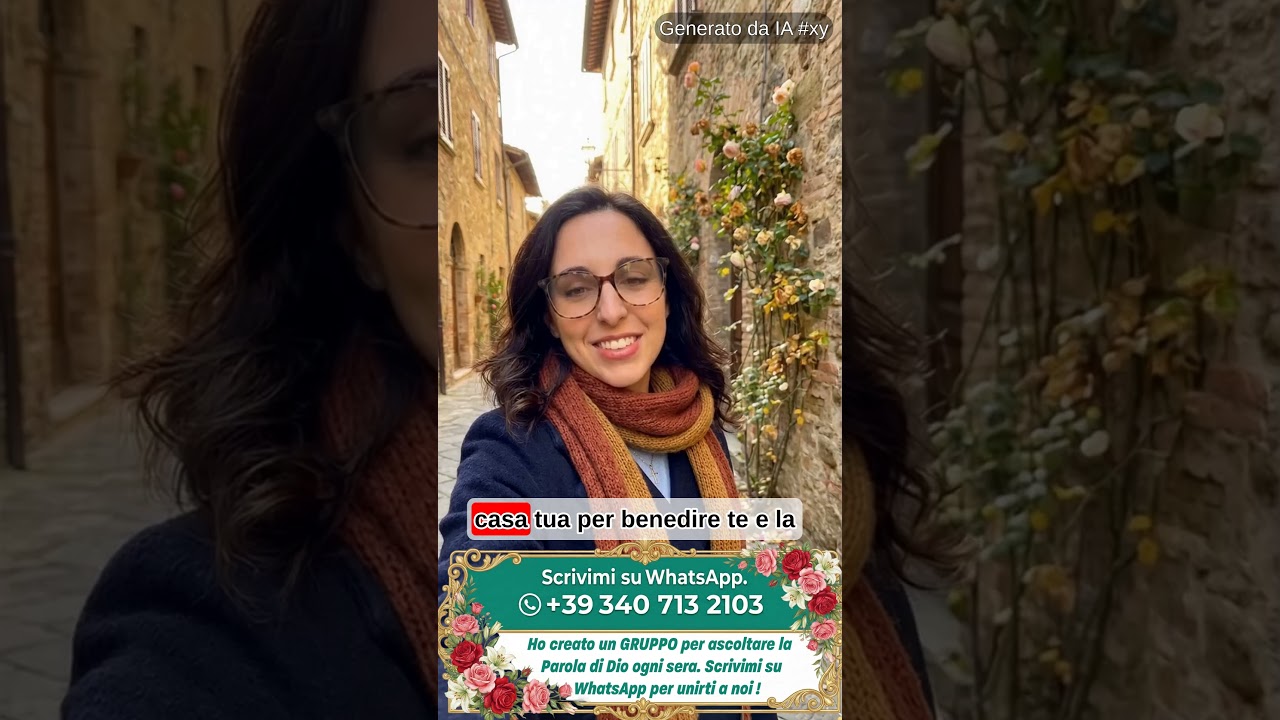 Ti piacerebbe ricevere la benedizione della Santissima Vergine Maria?