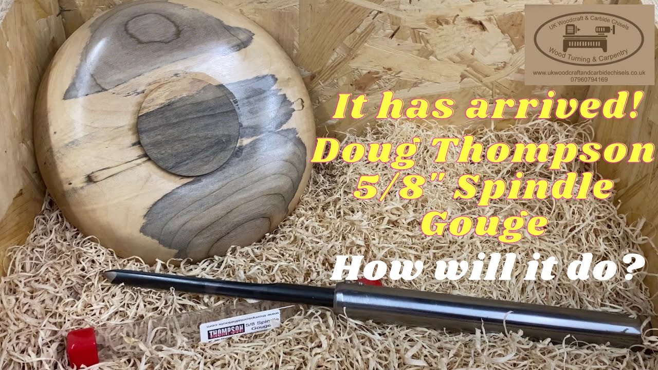 Woodturning. Arrived today. Using my new Doug Thompson 5/8&rdquo; Spindle Gouge. How will it do? Part 1