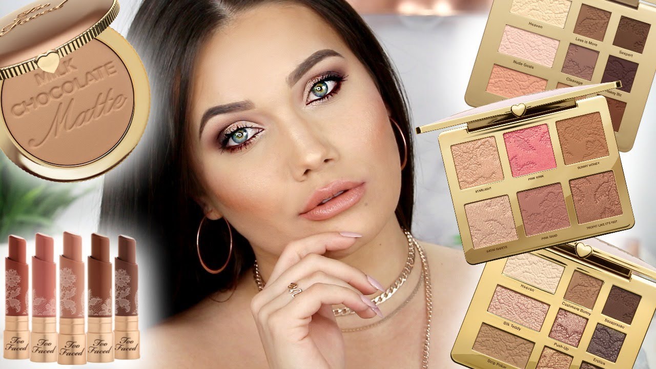 TOO FACED Natural Collection Makeup Tutorial + Swatches