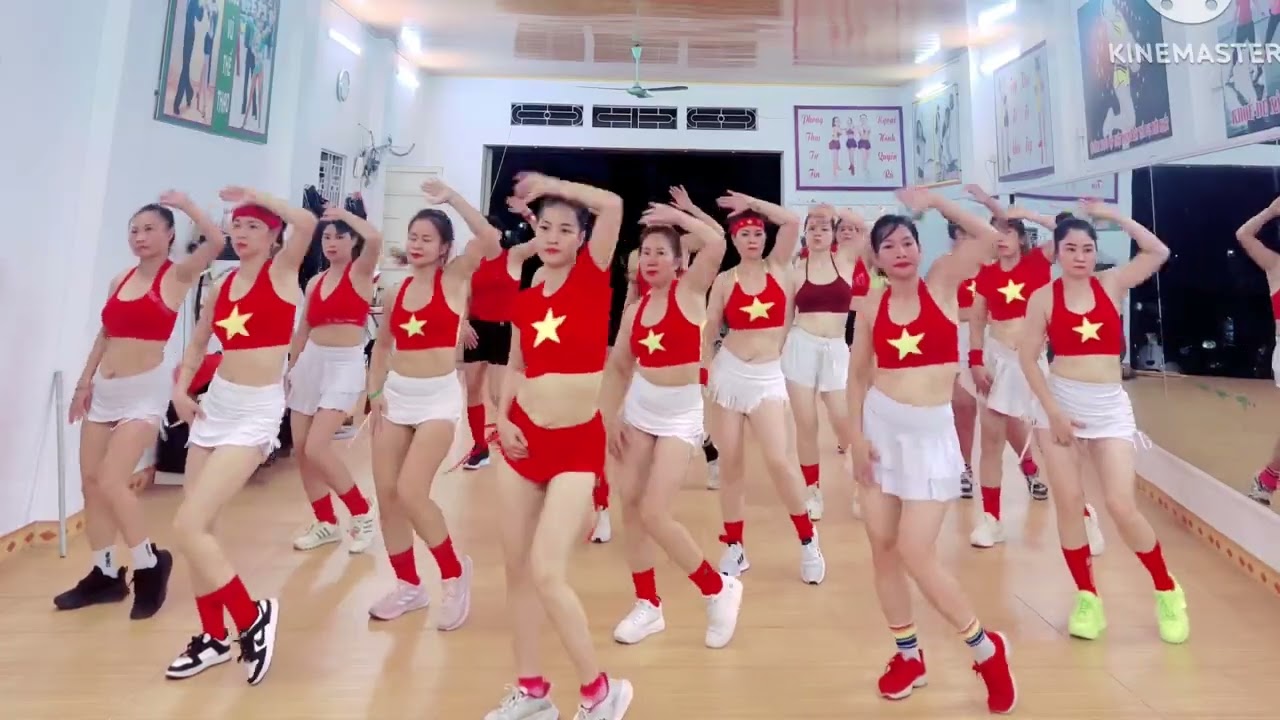 Aerobic Bác Cùng Chúng Cháu Hành Quân @lethomaerobic 