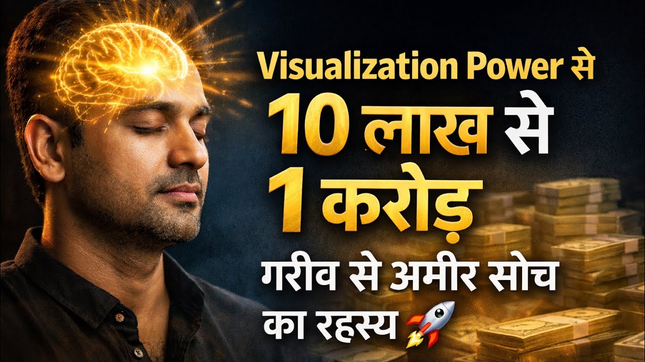 Visualization Power से 10 लाख से 1 करोड़ | गरीब से अमीर सोच का रहस्य 🚀