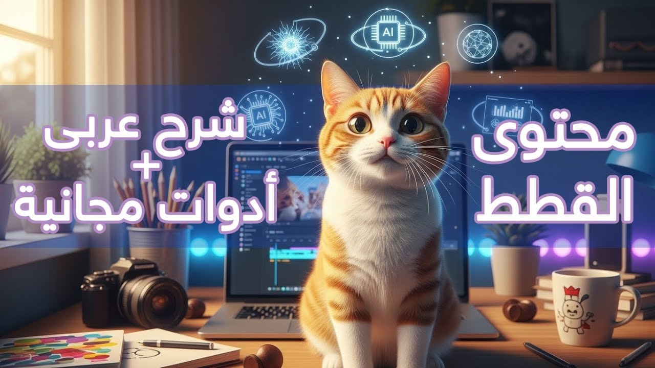 فيديوهات القطة البرتقالية بالذكاء الاصطناعي | 2026 #ai