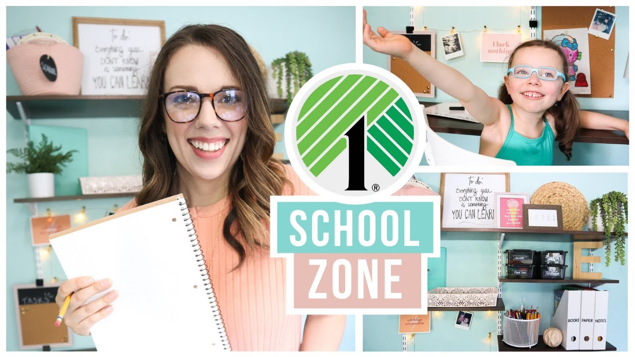 BUDGET FRIENDLY BACK TO SCHOOL AT HOME CLASSROOM - DOLLAR TREE EDITION