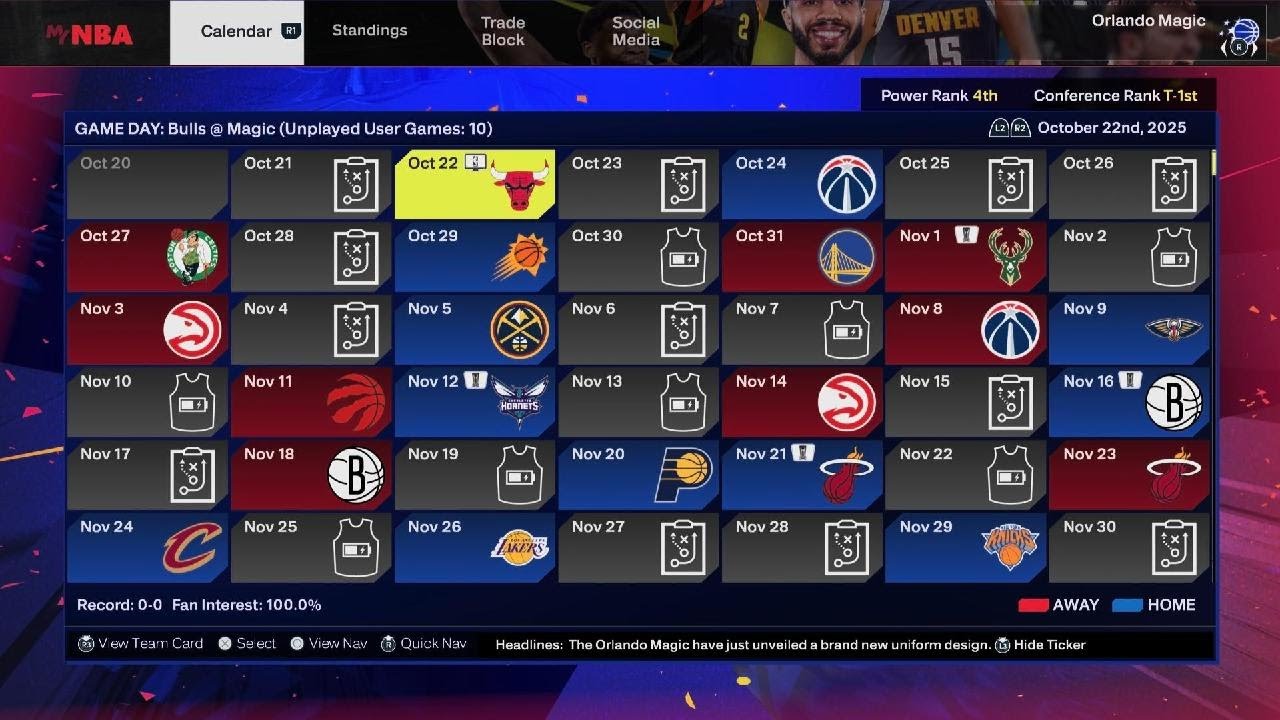 2K26 Most Realistic Gameplay MyNBA Scenario