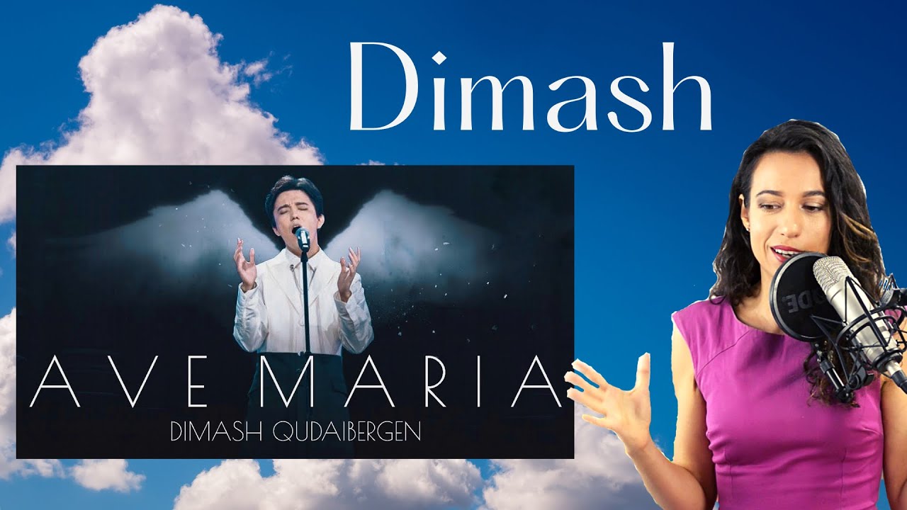 Dimas -AVE MARIA reaction🎵 Reacción a Dimash Ave Maria🎵 Clases de canto desde cero con Natalia Bliss