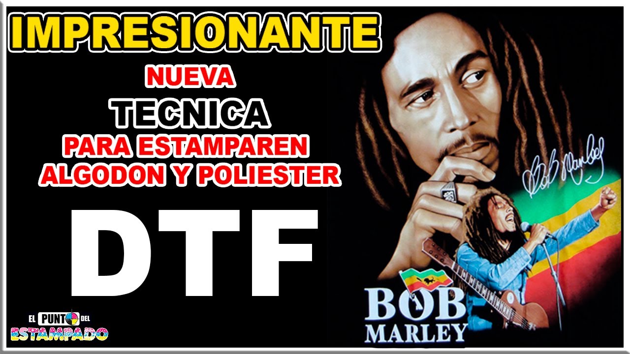DTF ⭐ IMPRESIONANTE técnica para estampado sobre Algodon/Poliester