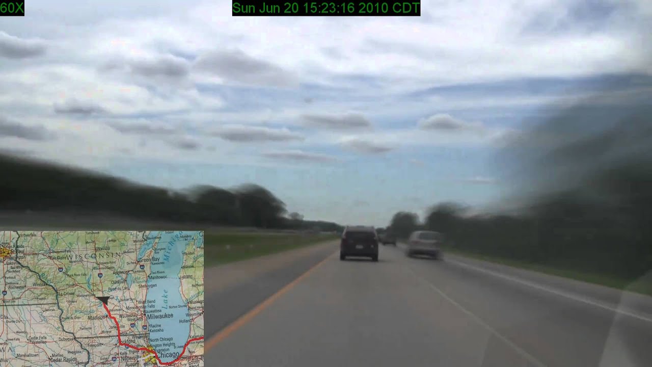 2010 Road Trip Timelapse 12 - 2010-06-20 - Lansing, MI to Saint Paul, MN